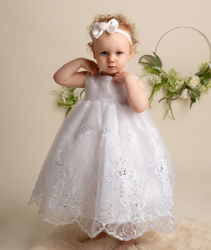 396 - Christening Dress 3 piece set