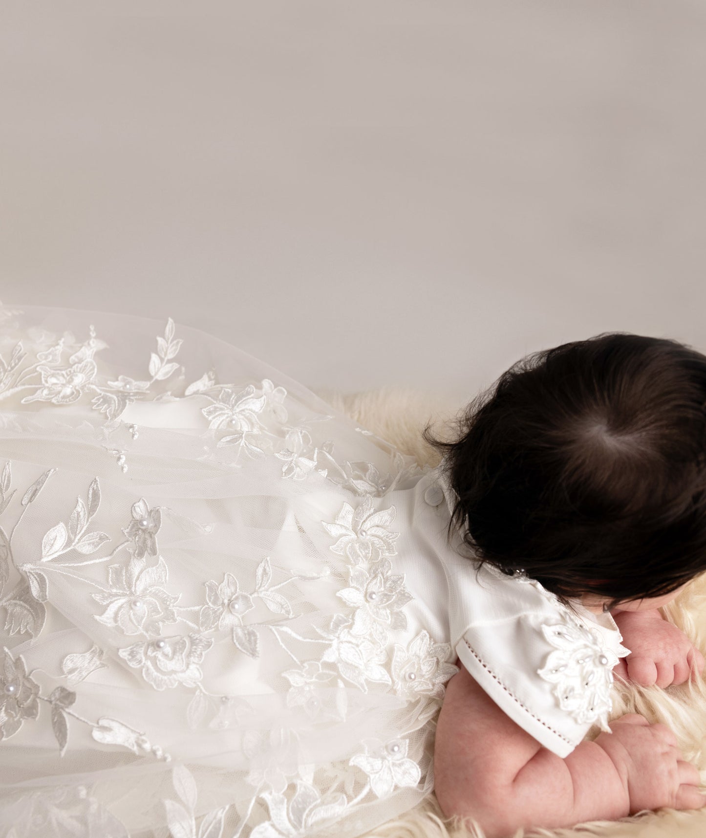 Krystal - Ivory Christening Gown