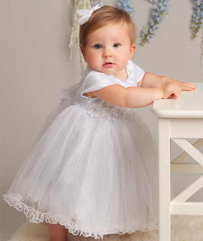 L321 - Christening Dress - 3 piece set