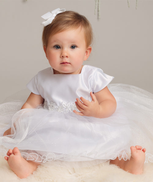 L321 - Christening Dress - 3 piece set