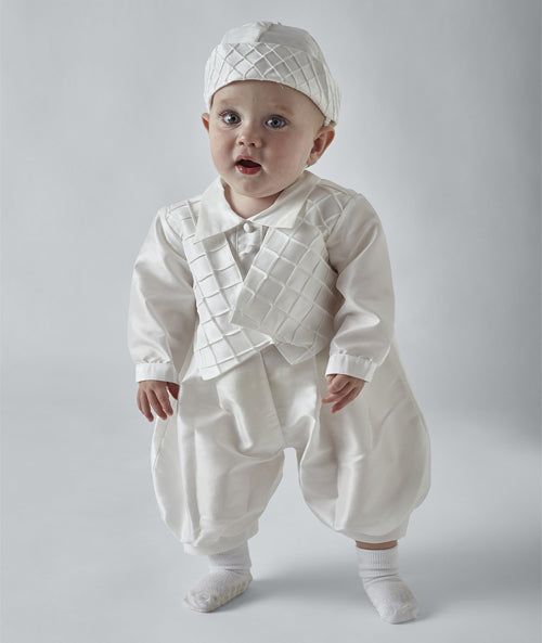 Patrick - Christening Romper - 2 piece set