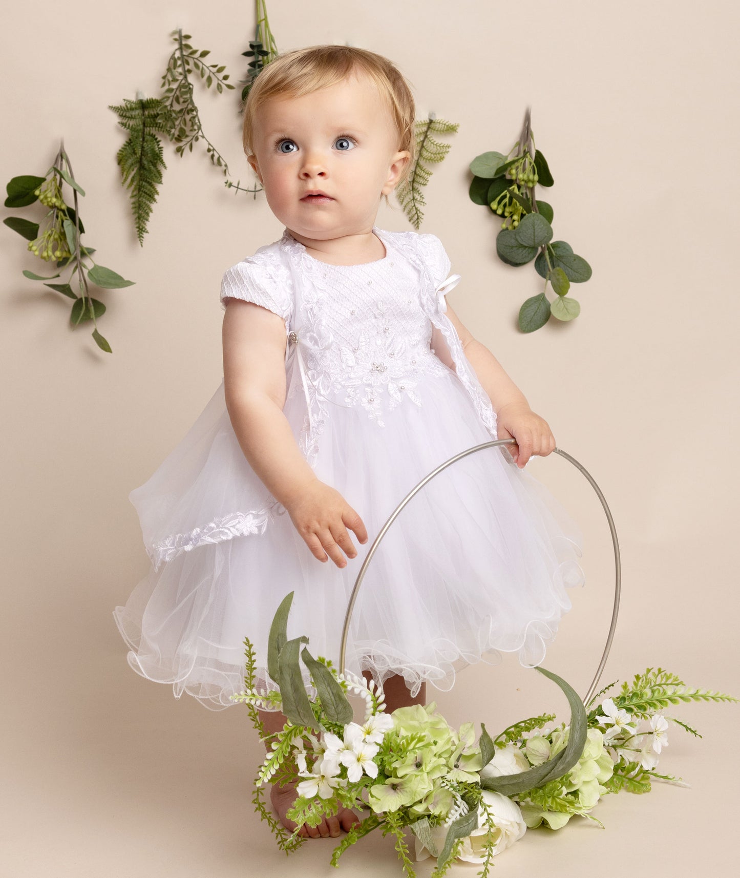 FAITH - Christening Dress - 2 piece set