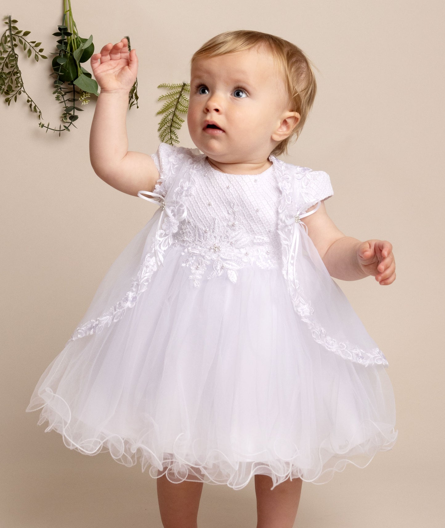 FAITH - Christening Dress - 2 piece set