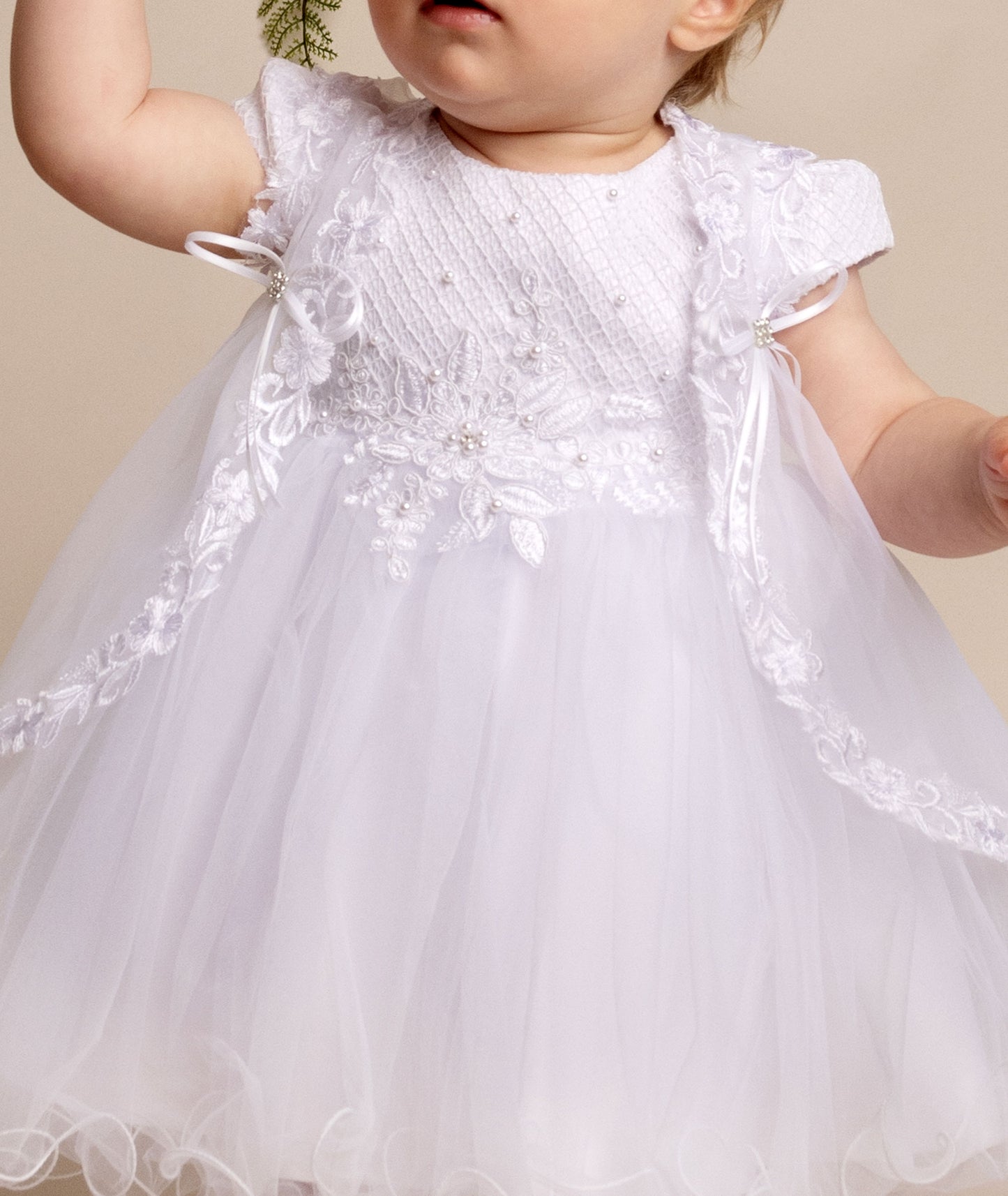 FAITH - Christening Dress - 2 piece set