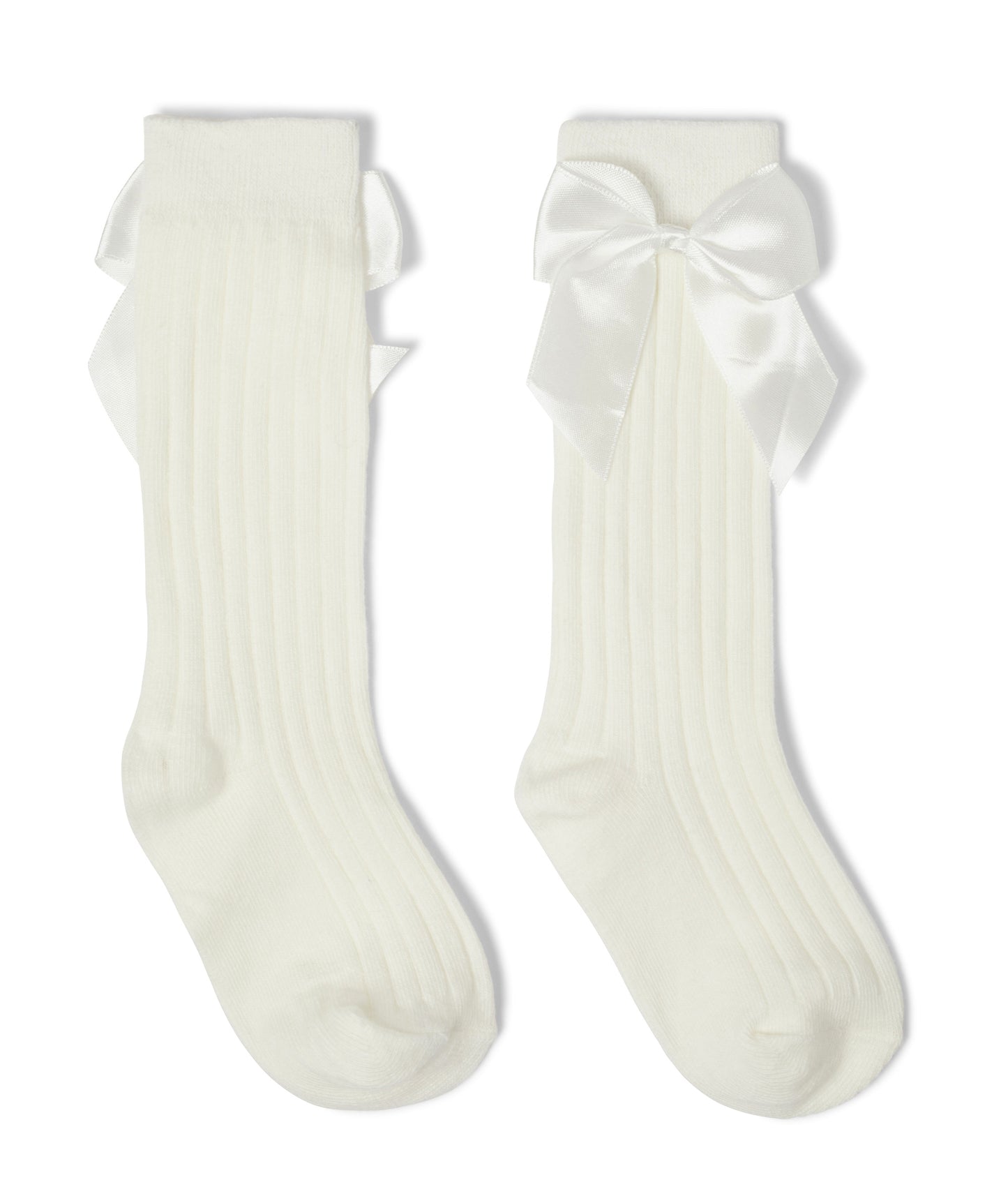 Lara - ¾ Knee high ribbed girls socks